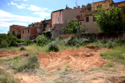 Terrenys on s'ubicarà el nou Arxiu Comarcal de la Conca després dels treballs arqueològics.