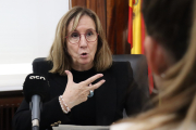 La fiscal en cap de l'Audiència Provincial de Tarragona, María José Osuna, en una entrevista amb l'ACN.