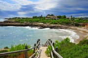 Imatge de la Cala de Vidre a l'Ametlla de Mar.