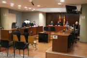 Un moment del judici d'aquest dijous a l'Audiència de Lleida.