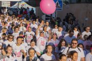 Les més de 3.000 persones a la rambla Lluís Companys, just davant d’El Corte Inglés, al moment de la sortida de la 9a Women Race.