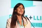 La fins ara presidenta de Junts, Laura Borràs, al Congrés Nacional del partit.