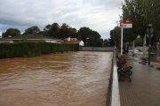 Imatge del barranc de La Móra de Tarragona després dels aiguats.