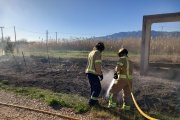 Imatge de la zona afectada per l'incendi