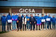 Imatge de l'acte de presentació del nou acord de patrocini entre el CBT i GICSA.