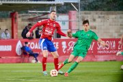 Ander Gorostidi durant el duel contra el Tarazona.
