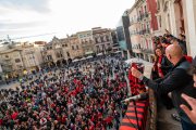 Imatge de la celebració per l'ascens del Reus FC Reddis