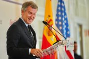 El líder del PP, Alberto Núñez Feijóo, aquest dimecres a Madrid.