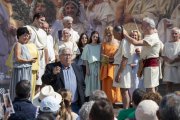 Enric Seritjol, director de l’Associació Projecte Phoenix, va explicar els diferents personatges que conformaven la plebs de l’antiga Roma
