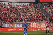 Imatge de l’afició del Nàstic al Nou Estadi Costa Daurada aquesta temporada.