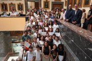 Fotografia de família del Consell Municipal d’Infants Ciutadans 2025.
