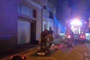 Imatge de l'incendi de Sant Jaume d'Enveja.