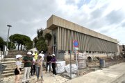 Imatge de la façana del pavelló del Poblat Hifrensa.