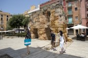 Les restes romanes de la plaça del Fòrum