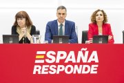 El president del govern espanyol i secretari general del PSOE, Pedro Sánchez, presideix aquest dilluns la reunió de la Comissió Executiva Federal a la seu Ferraz.