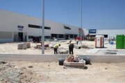 Imagen de cómo se encuentran las obras del nuevo centro comercial de Tarragona.