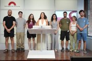 Roda de premsa de Doctorandes en Lluita des del Parlament.