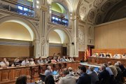 Imatge del ple de la Diputació d'aquest divendres.