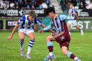 Marcel Céspedes en un partit amb la samarreta de la Gimnástica Segoviana.
