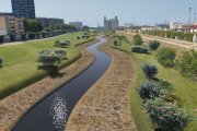 Render del projecte de renaturalitzaciódel riu Francolí.