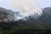 Foc a la serra de Paüls aquest dimarts a la tarda.