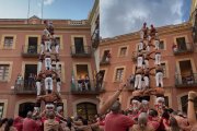 El 4d8 i el 5d8 dels Xiquets de Reus al Catllar.