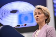 La presidenta de la Comissió Europea, Ursula von der Leyen, al Parlament Europeu.