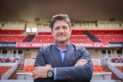 El nou president executiu del Nàstic, Lluís Fàbregas, al Nou Estadi Costa Daurada.