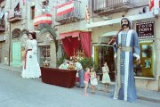 Imatge dels Gegants Vells de Tarragona l’any 1977.