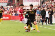 Álex Jiménez durant el partit.