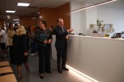 El conseller de Justícia, Ramon Espadaler, visitant les instal·lacions del nou Tribunal d'Instància de Valls.