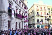 El 2de8 sense folre carregat per la Colla Vella va ser el millor castell de la diada del Mercadal 2023.