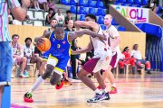 Brehima Traoré durant un duel de Copa España.