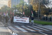 Protestes a Reus durant al vaga 15-O