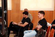 Dos dels acusats de matar un home a Roquetes el gener de 2022 a l'inici del judici a l'Audiència de Tarragona.