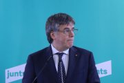 El president de Junts, Carles Puigdemont, aquest dilluns a Perpinyà