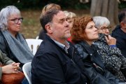 El president d'ERC, Oriol Junqueras, a l'acte polític de Jovent Republicà a l'Espluga de Francolí