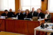 Imatge del judici contra l'exalcalde dels Pallareos, Jaume Domínguez, i altres acusats.