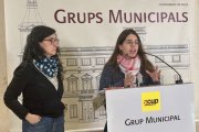 Acte de presentació de les mocions al ple de la CUP.