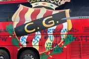 Les pintades que han aparegut aquesta matinada a l'autobús del Nàstic de Tarragona