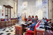 Imatge d’arxiu d’una sessió plenària celebrada al Saló d’Actes de l’Ajuntament de Tarragona el passat mes d’abril.