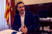 L'alcalde sortint de Tortosa, Jordi Jordan, al despatx d'alcaldia