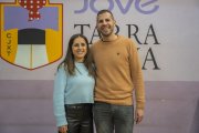 Gina Fort i Edu Álvarez, es posen al capdavant de la Colla Jove Xiquets de Tarragona.