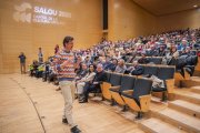 Edu Soto va protagonitzar aquest dijous al vespre al Teatre Auditori el pregó que va donar el tret de sortida a la Festa Major d’Hivern de Salou.