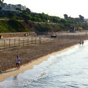 Imatge de la zona per a gossos a la platja Llarga de Tarragona
