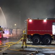 Fins a 22 dotacions de bombers han treballat en l'incendi de Constantí.