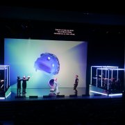 El món dels videojocs és present a l'obra 'La jove Aïda' que s'ha estrenat al Teatre Tarragona
