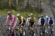 Imatge d'un grup de ciclistes.