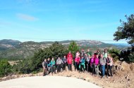 Sortida dels Socis de la Secció Excursionista del Centre de Lectura al Collet de la Creu, a Vandellòs.