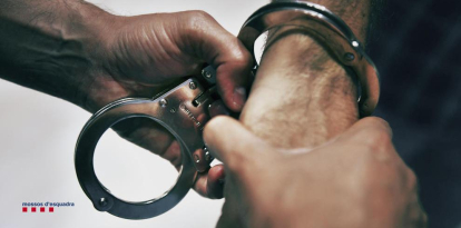 Imatge d'arxiu d'una detenció.